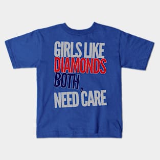 girls like diamonds Kids T-Shirt